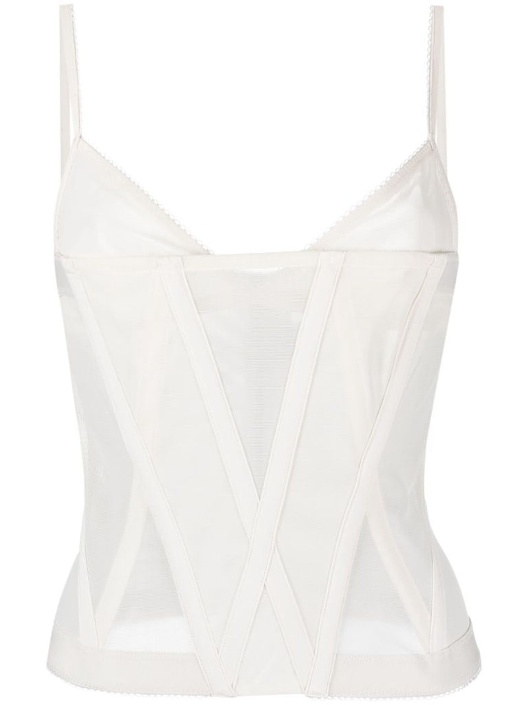Neutral Oblique Mesh Corset