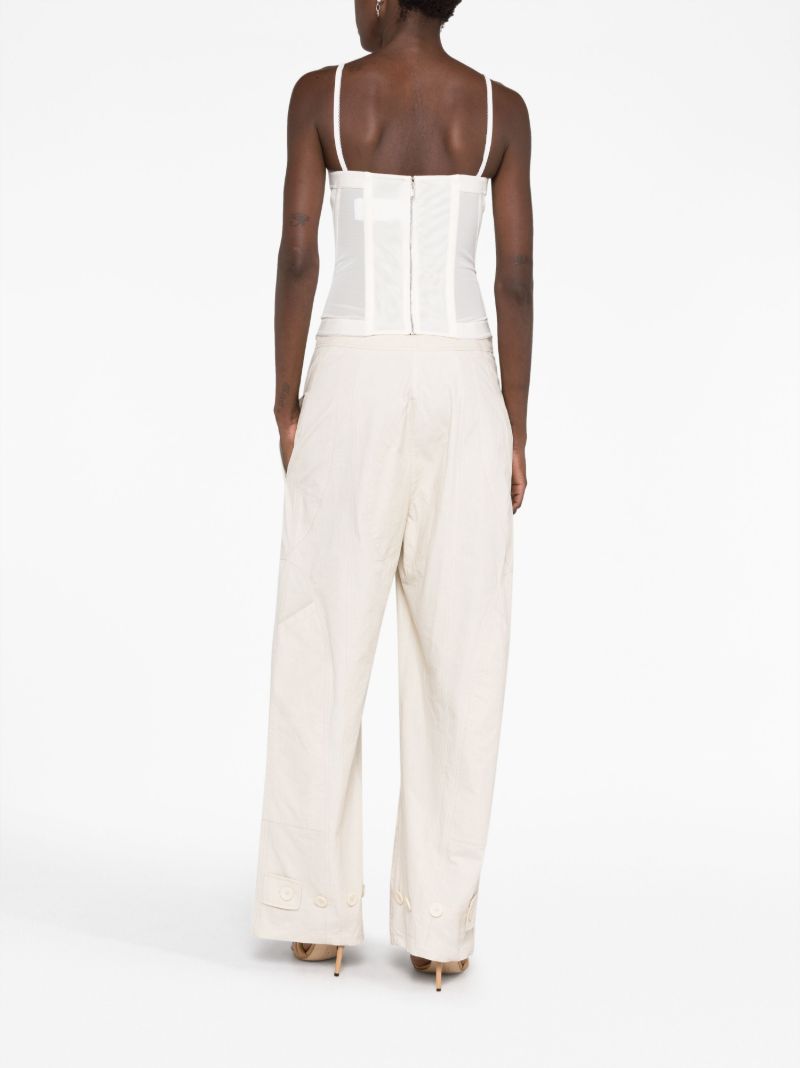 Neutral Oblique Mesh Corset