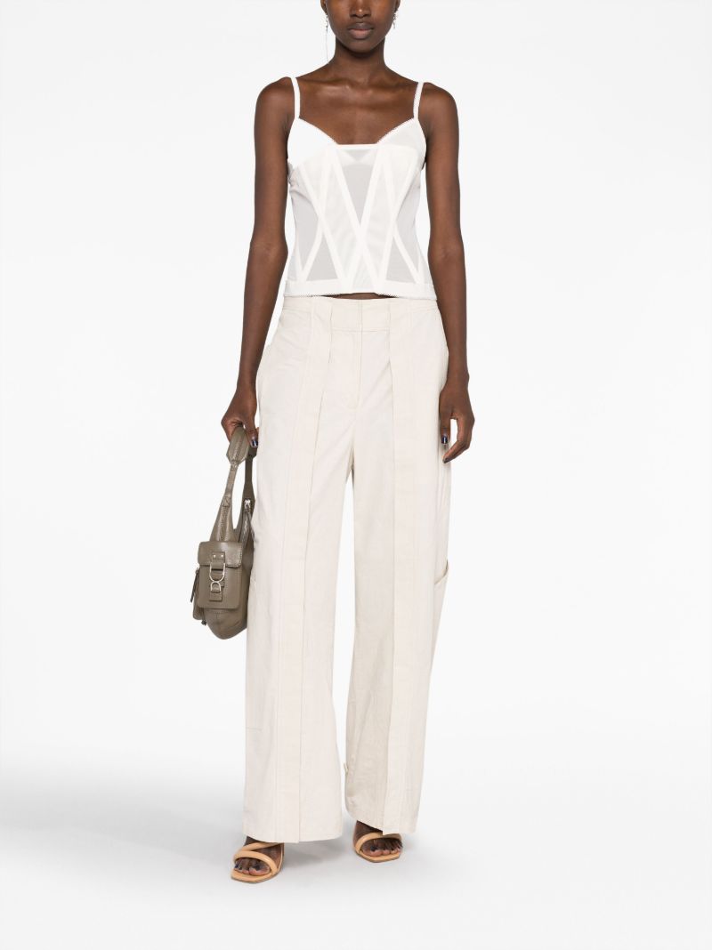 Neutral Oblique Mesh Corset