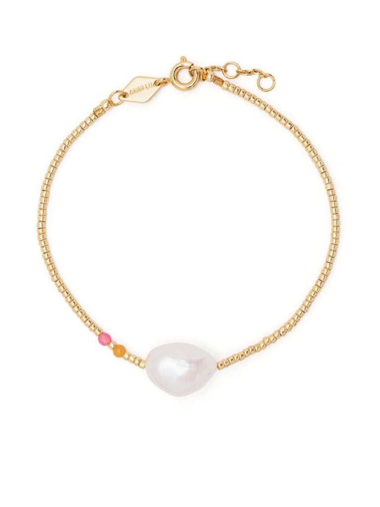 Gold-tone Faux-pearl Bracelet