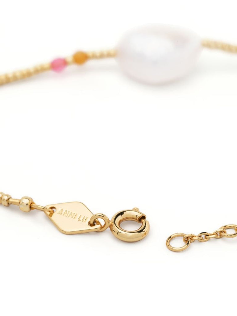 Gold-tone Faux-pearl Bracelet