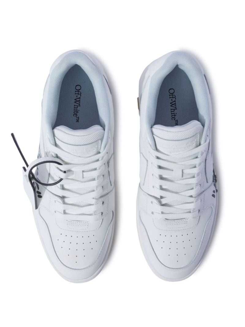 White Out of Office "ooo" Sneakers