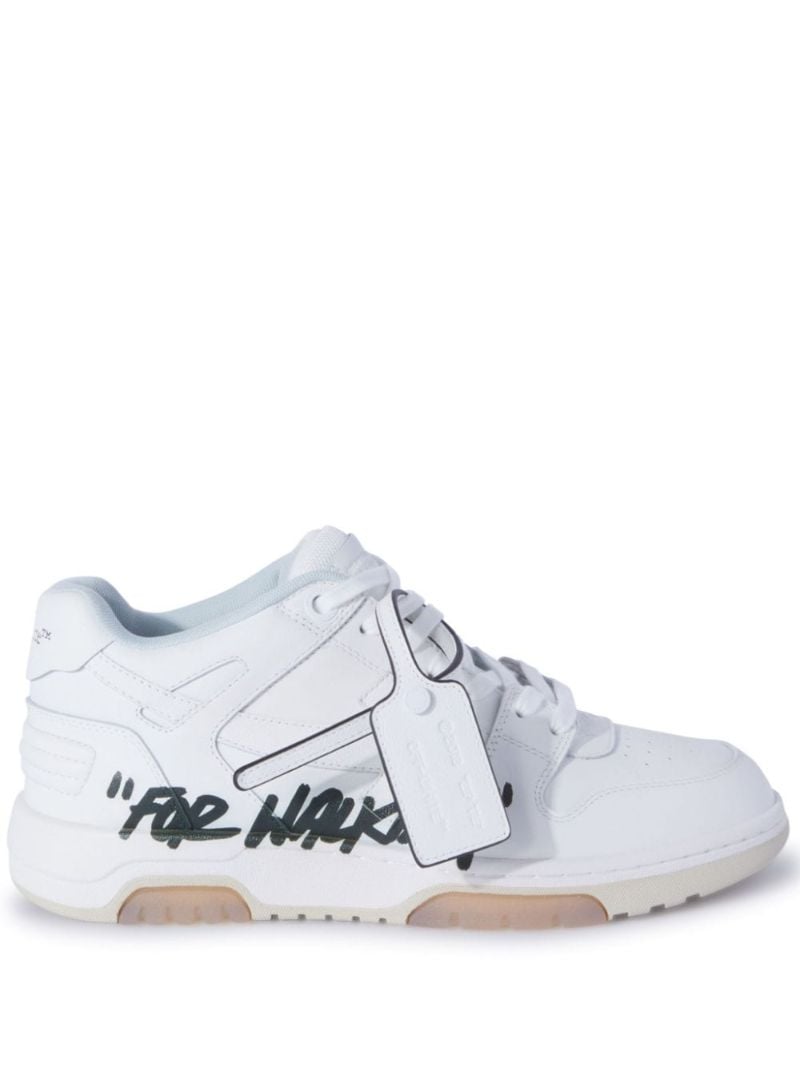 White Out of Office "ooo" Sneakers
