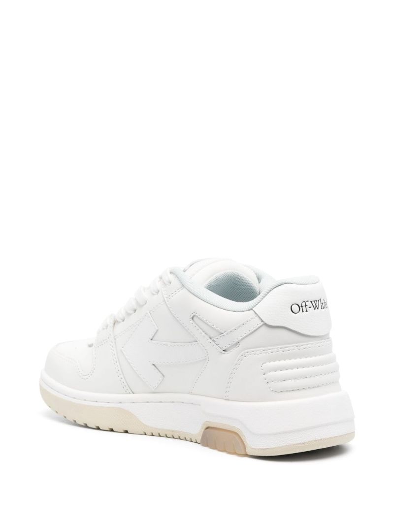 White Out of Office "ooo" Sneakers