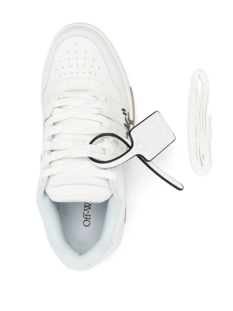 White Out of Office "ooo" Sneakers