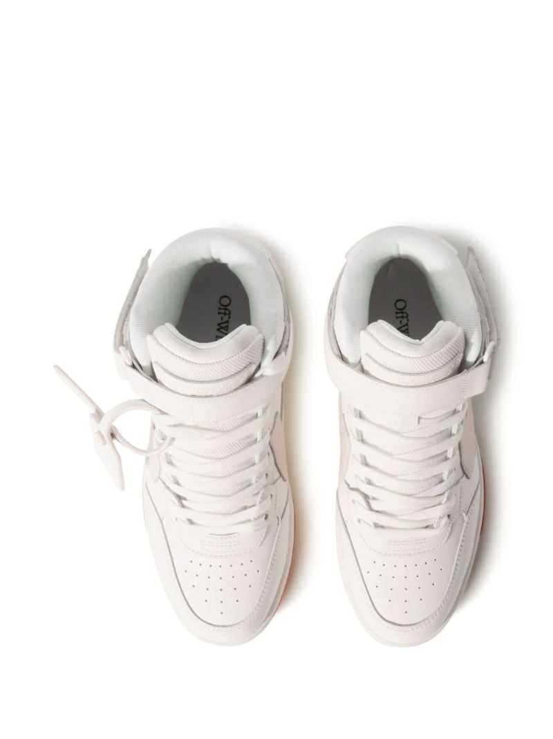 White Out of Office Leather Sneakers