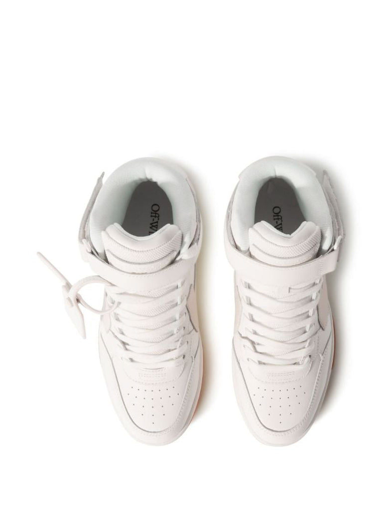 White Out of Office Leather Sneakers