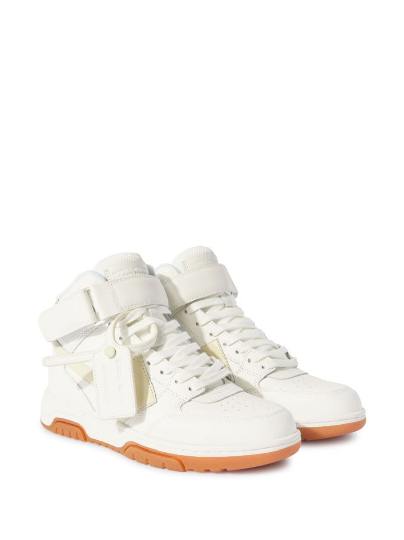 White Out of Office Leather Sneakers