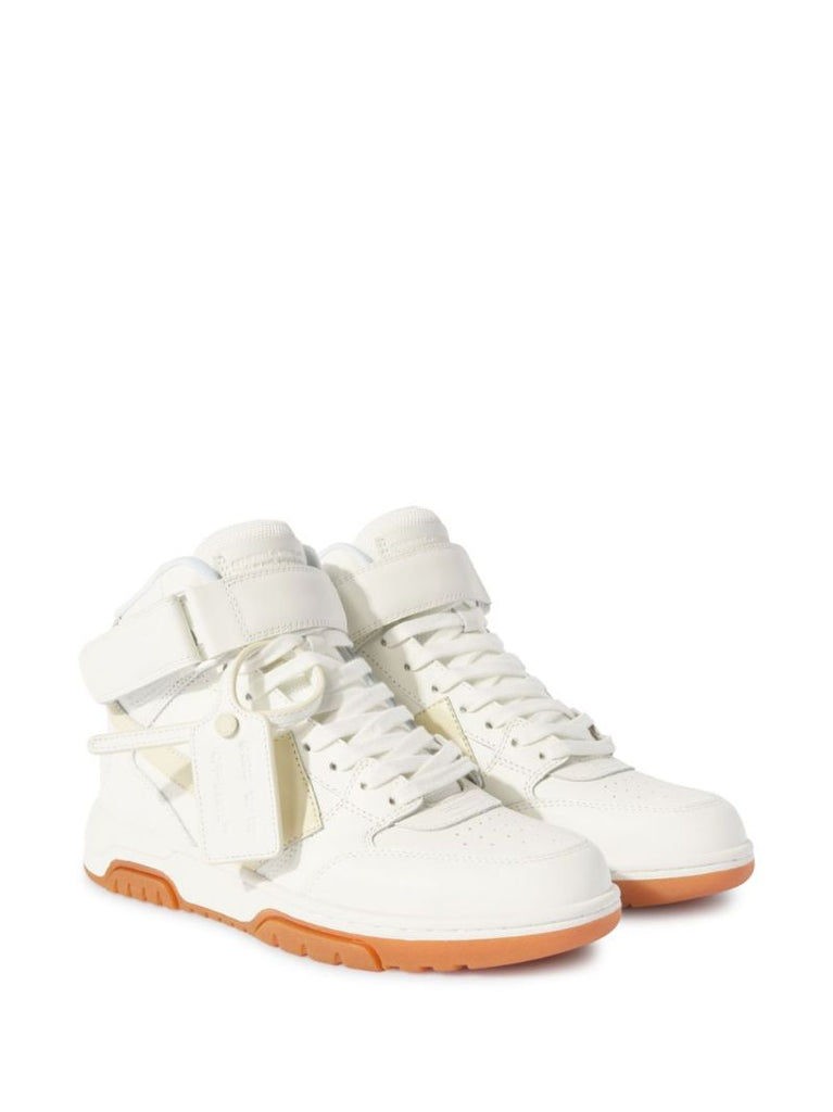White Out of Office Leather Sneakers