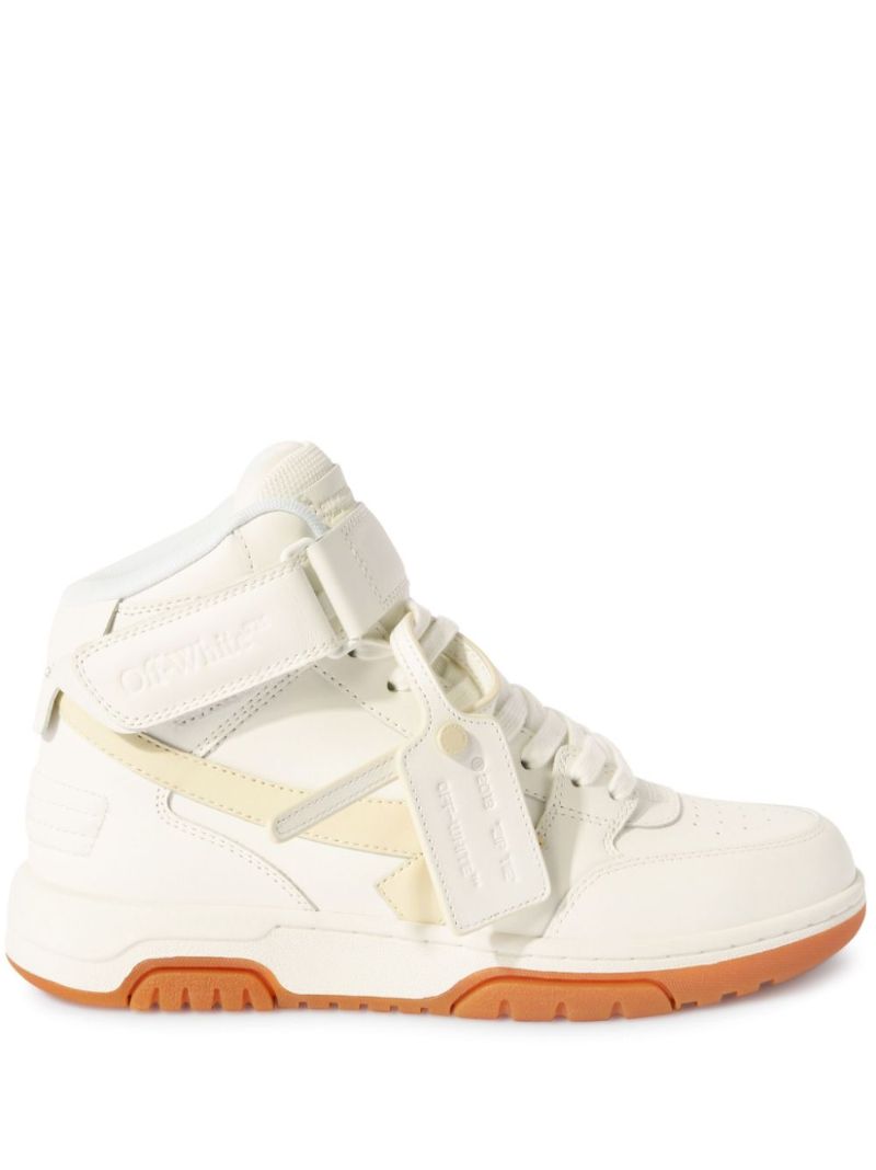 White Out of Office Leather Sneakers