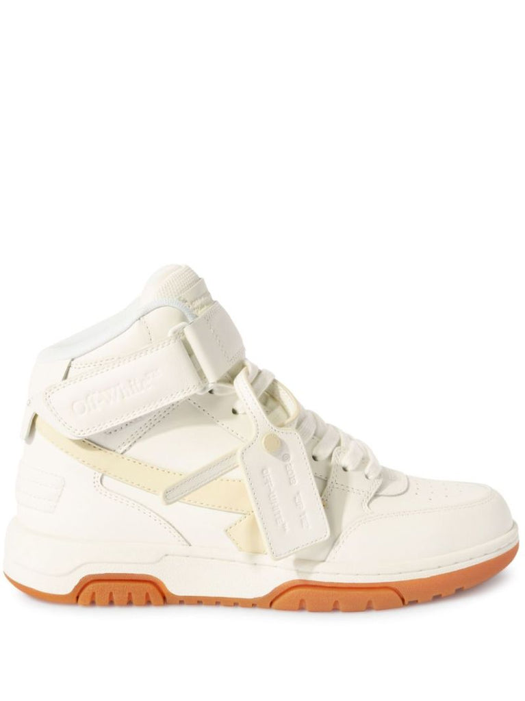 White Out of Office Leather Sneakers