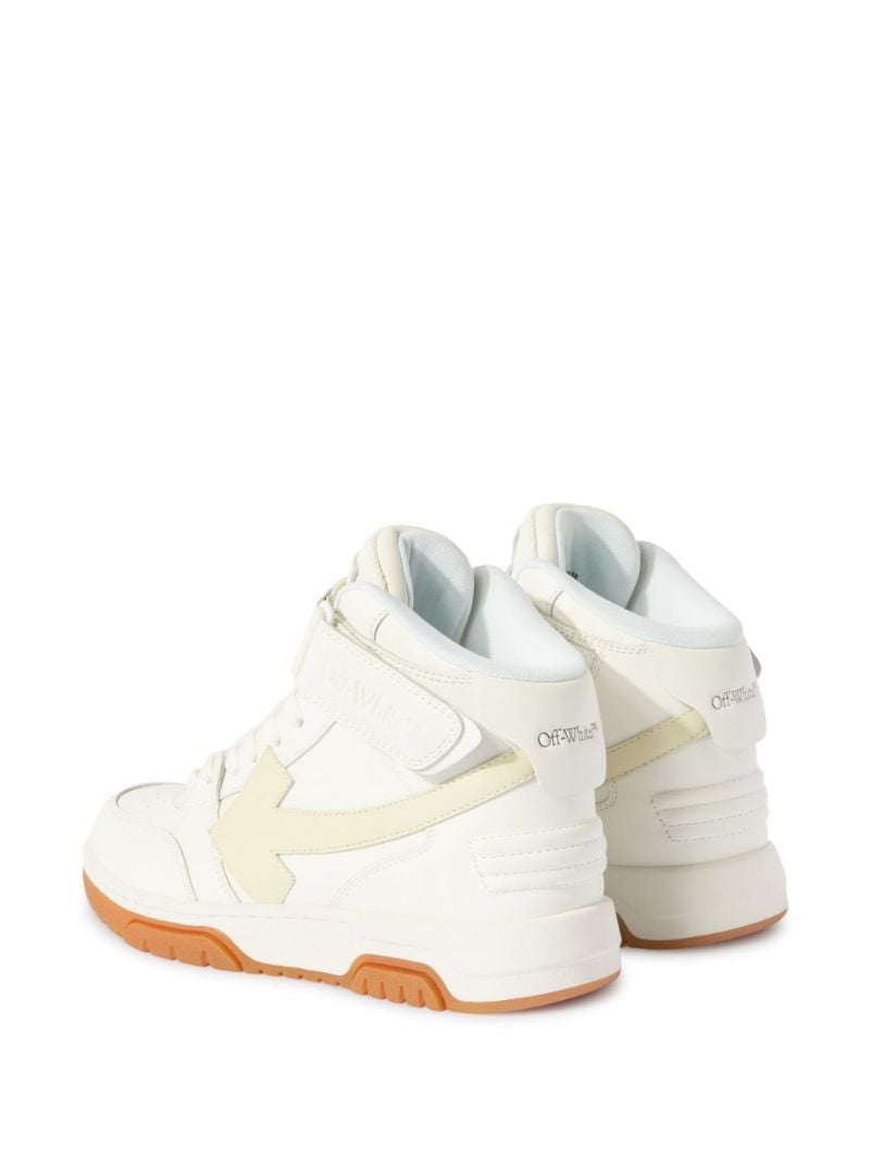 White Out of Office Leather Sneakers