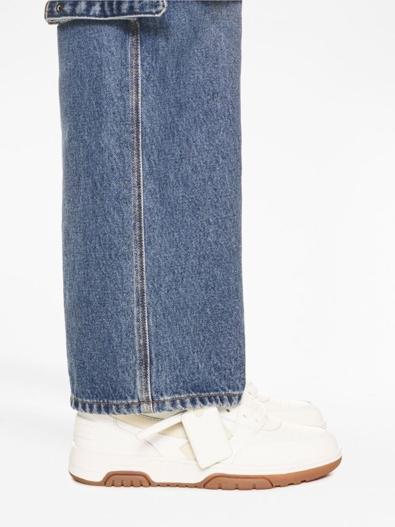 White Out of Office Leather Sneakers