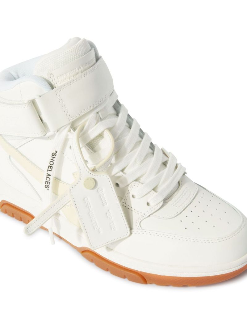 White Out of Office Leather Sneakers