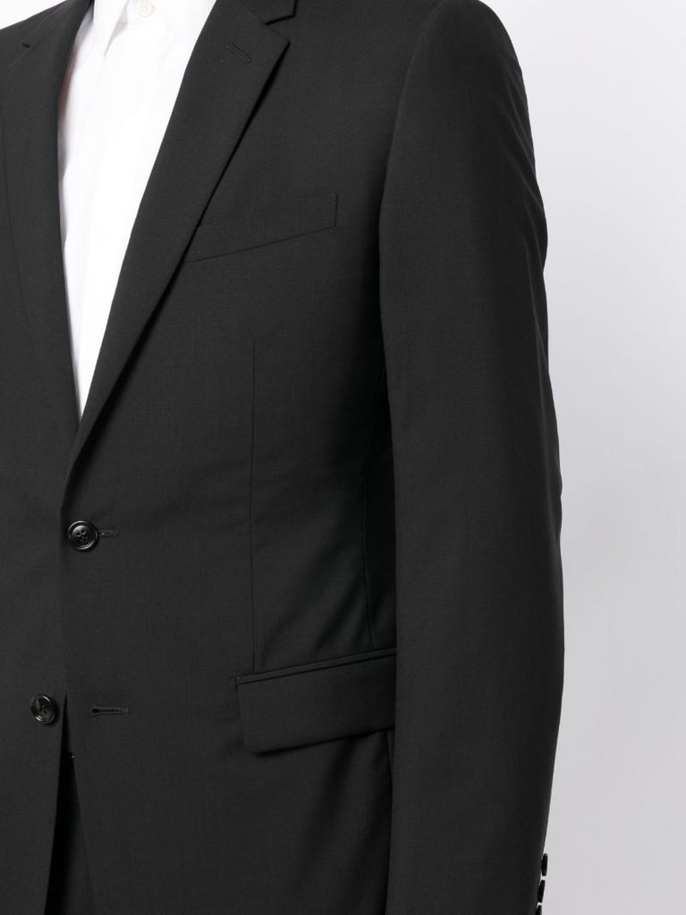 Black Virgin Wool Suit