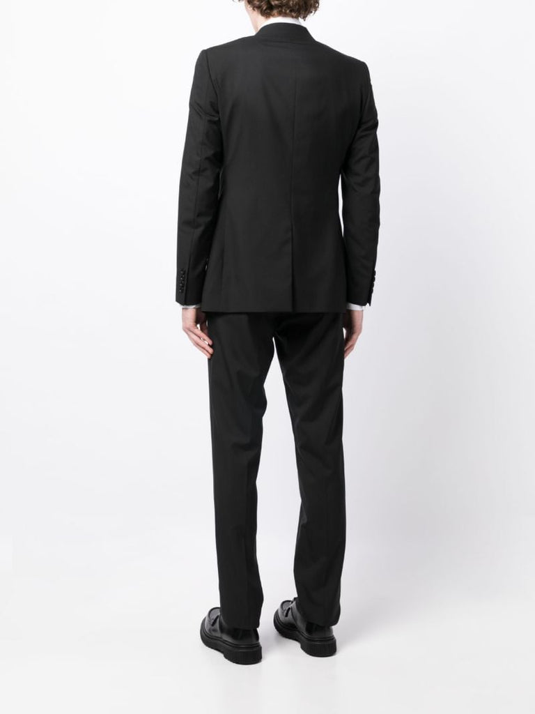 Black Virgin Wool Suit