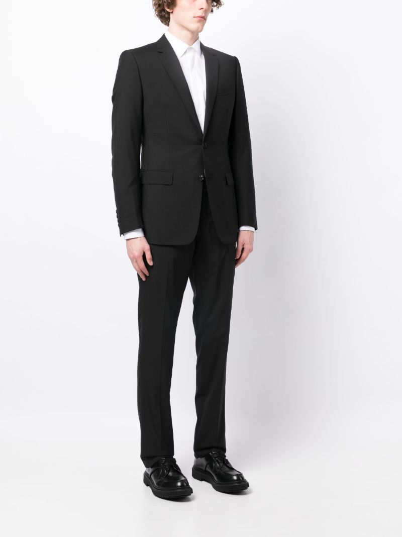 Black Virgin Wool Suit