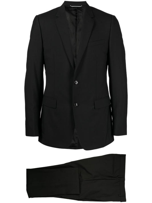Black Virgin Wool Suit