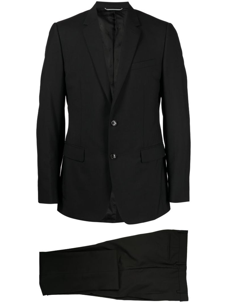 Black Virgin Wool Suit