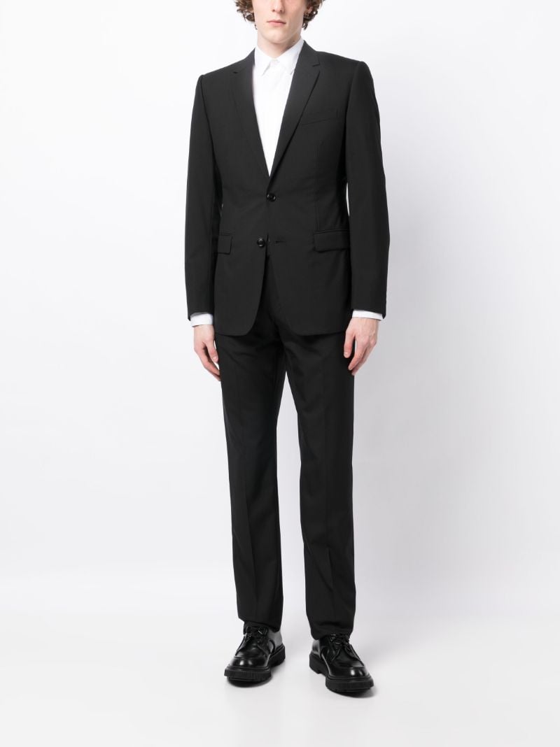 Black Virgin Wool Suit