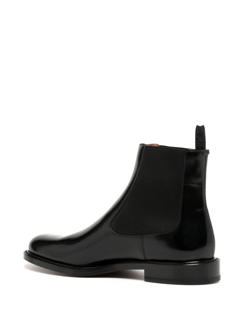 Black Leather Chelsea Boots
