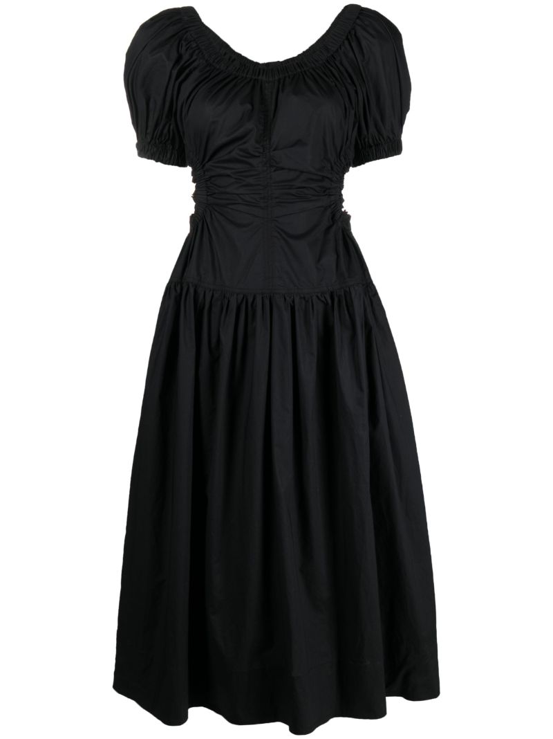 Black Golda Cut-out Midi Dress