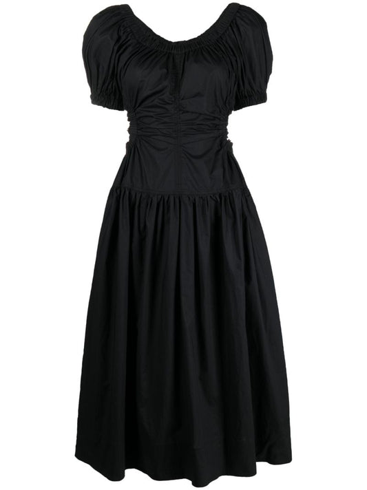 Black Golda Cut-out Midi Dress