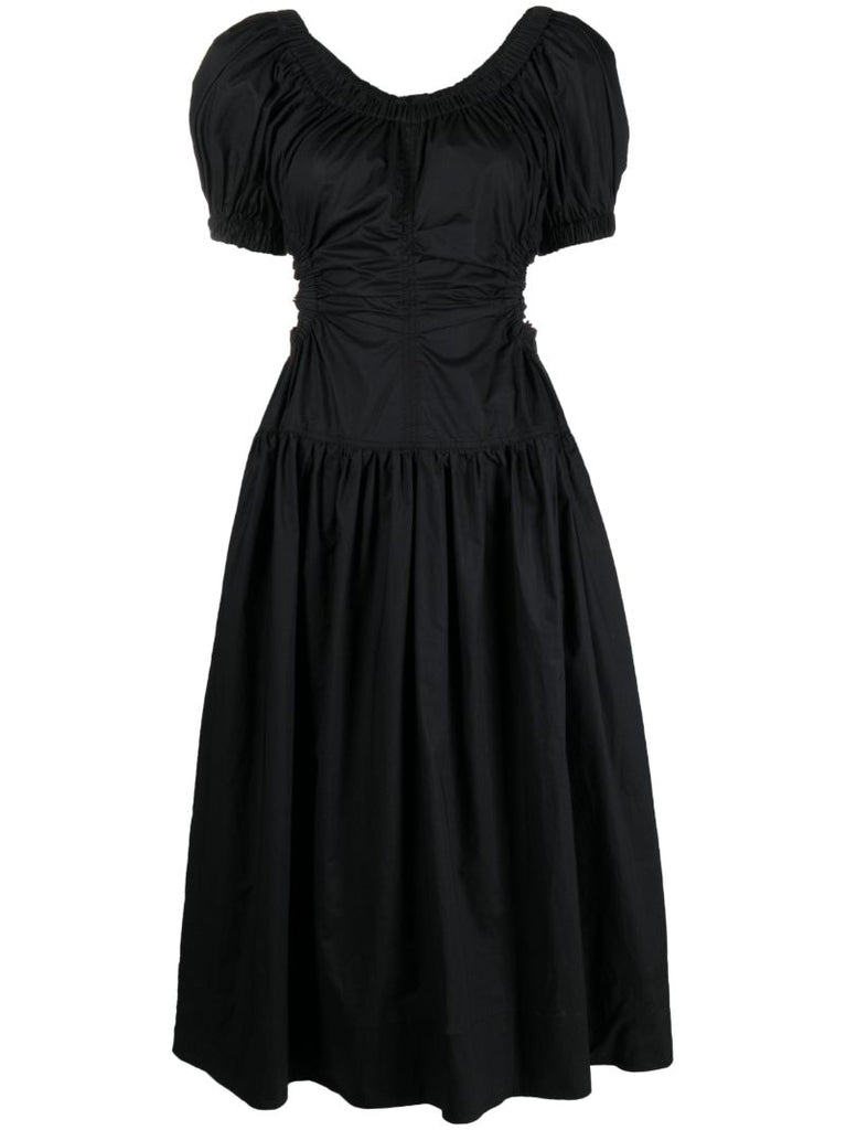 Black Golda Cut-out Midi Dress