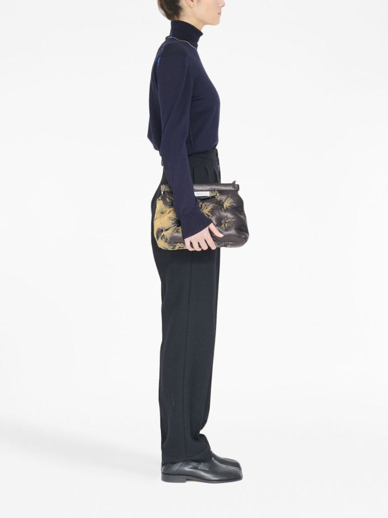 Black Glam Slam Sandstorm Leather Bag