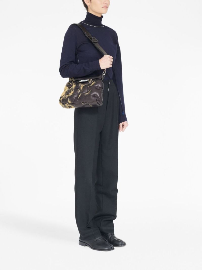 Black Glam Slam Sandstorm Leather Bag