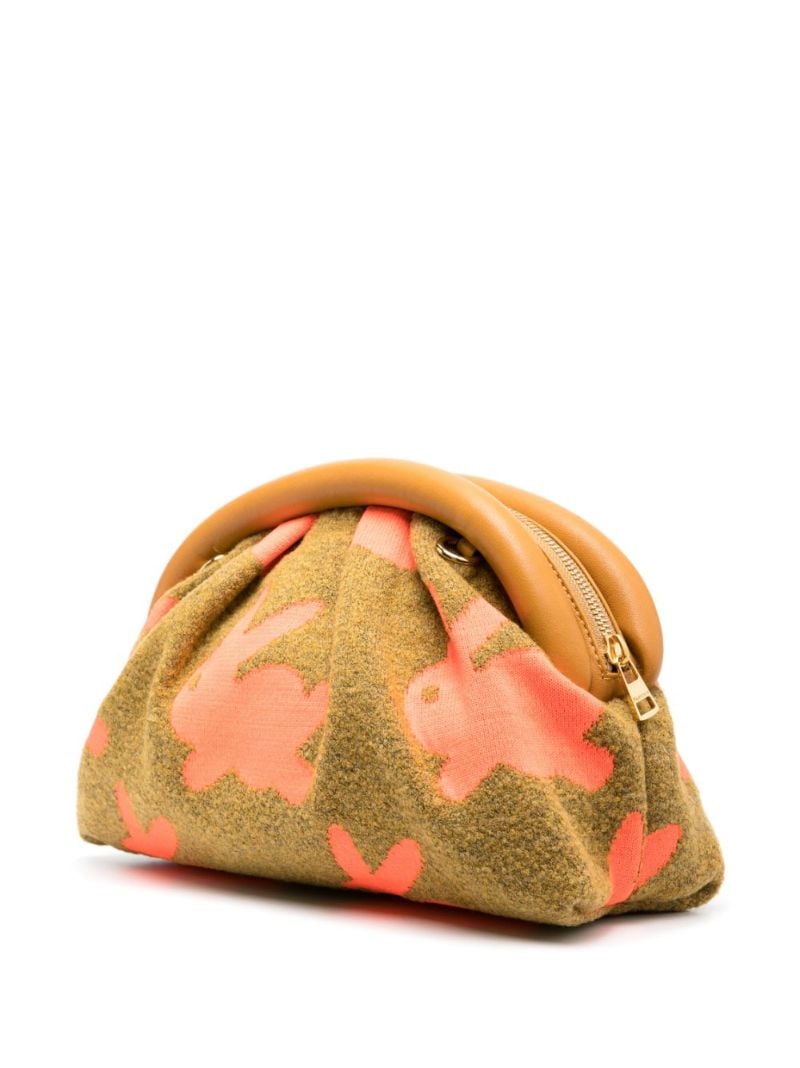 Orange Bumper Bunny-print Cross Body Bag