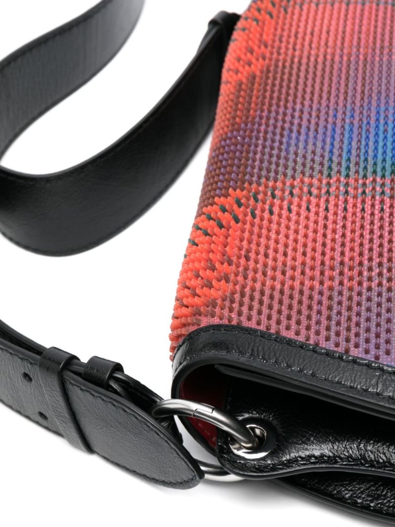 Red Guitar Line Medium Crossbody Bag