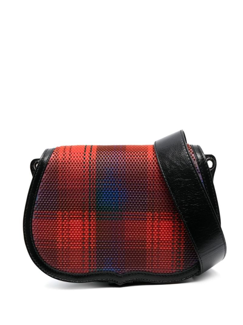 Red Guitar Line Medium Crossbody Bag