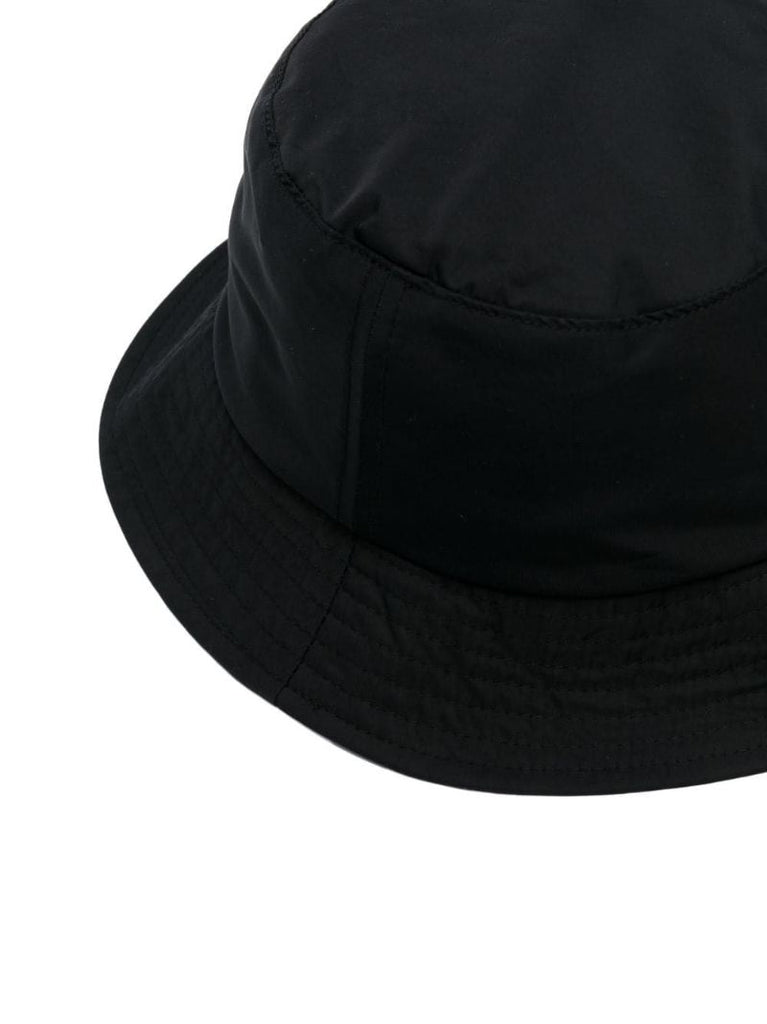 Black Logo Embroidery Bucket Hat