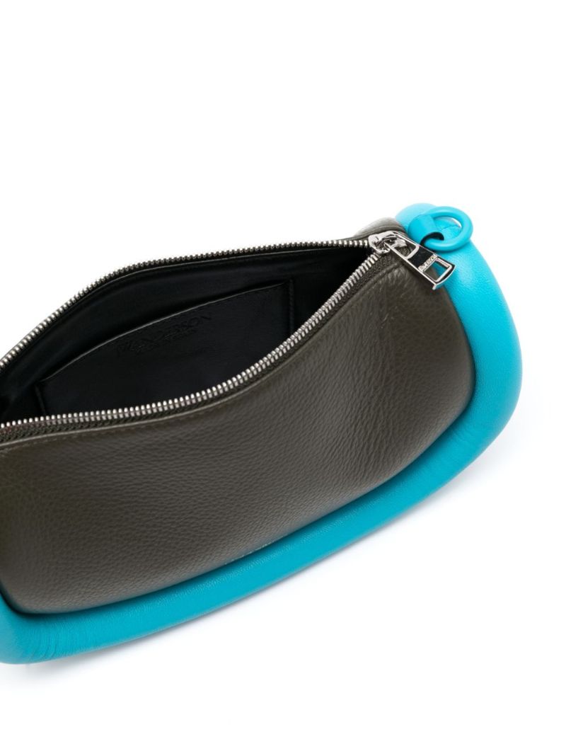 Green Bumper-15 Leather Cross Body Bag