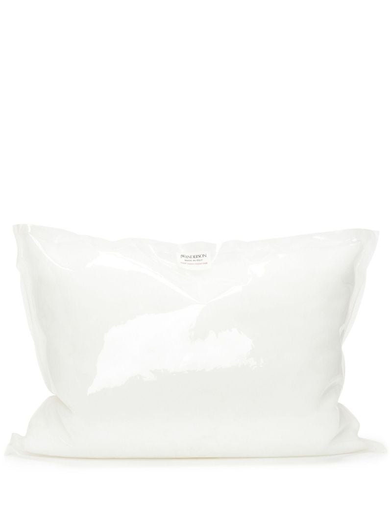 White Cushion Clutch Bag
