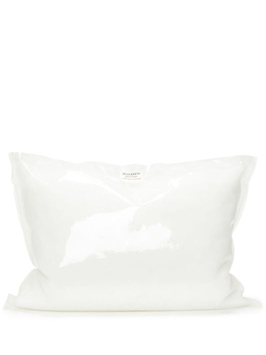 White Cushion Clutch Bag