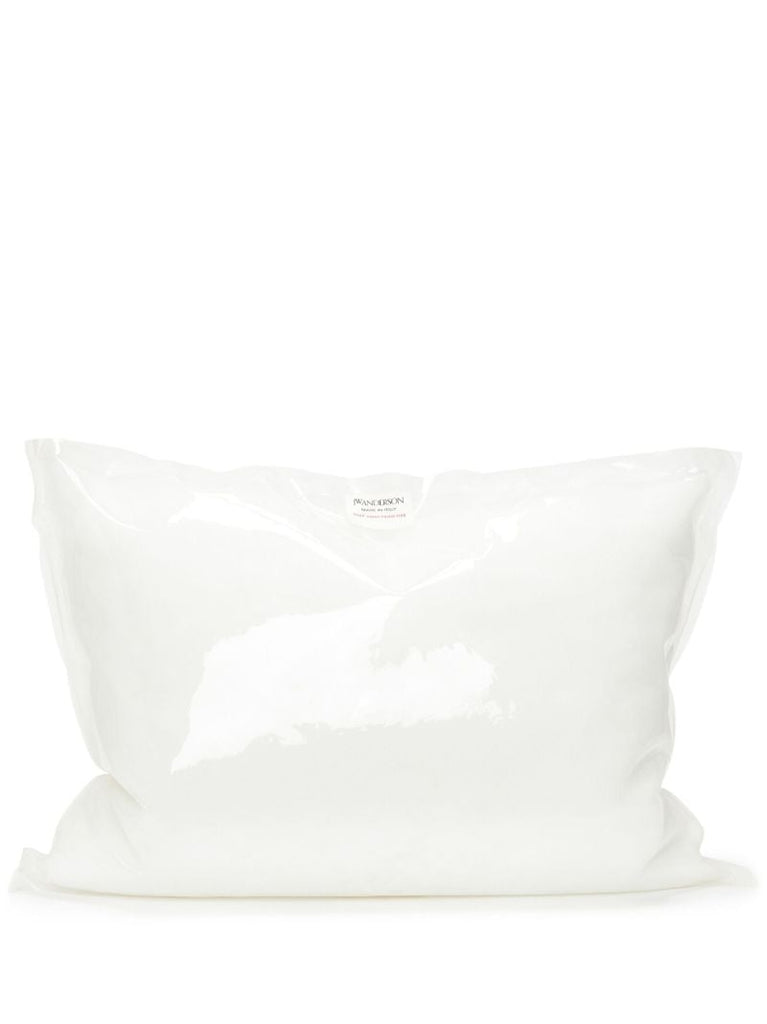 White Cushion Clutch Bag