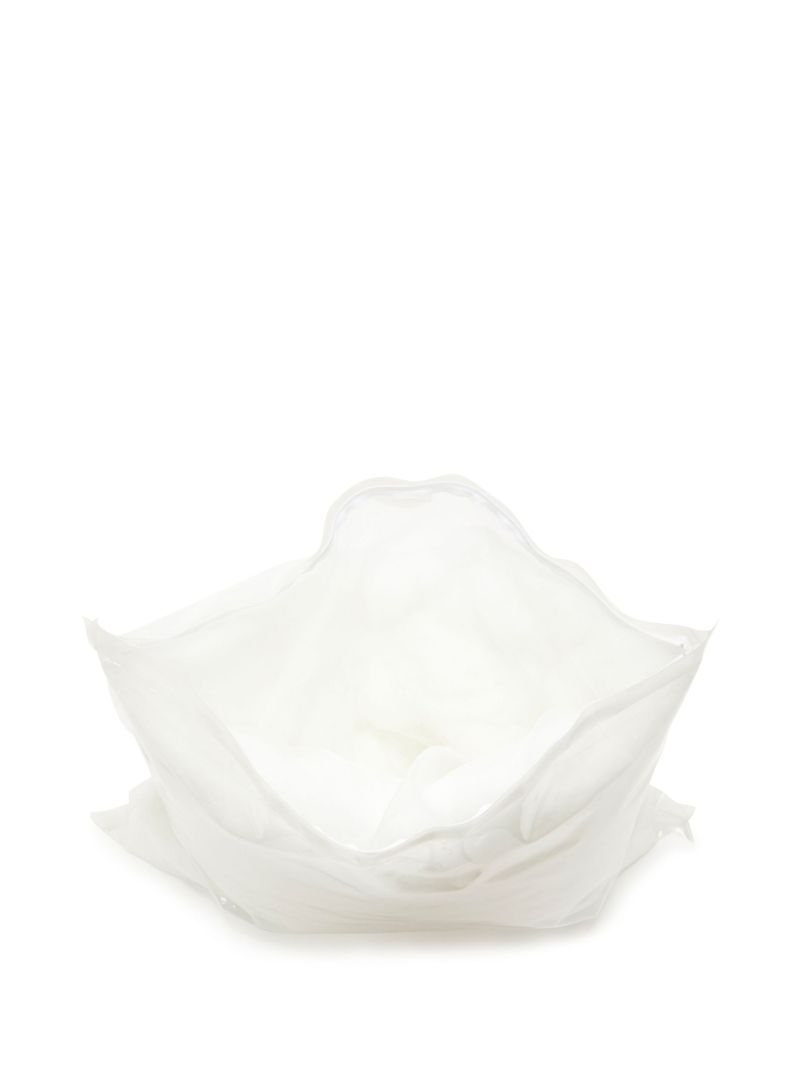 White Cushion Clutch Bag
