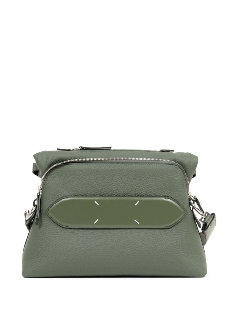 Green Logo-patch Shoulder Bag