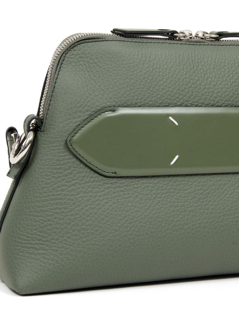 Green Logo-patch Shoulder Bag