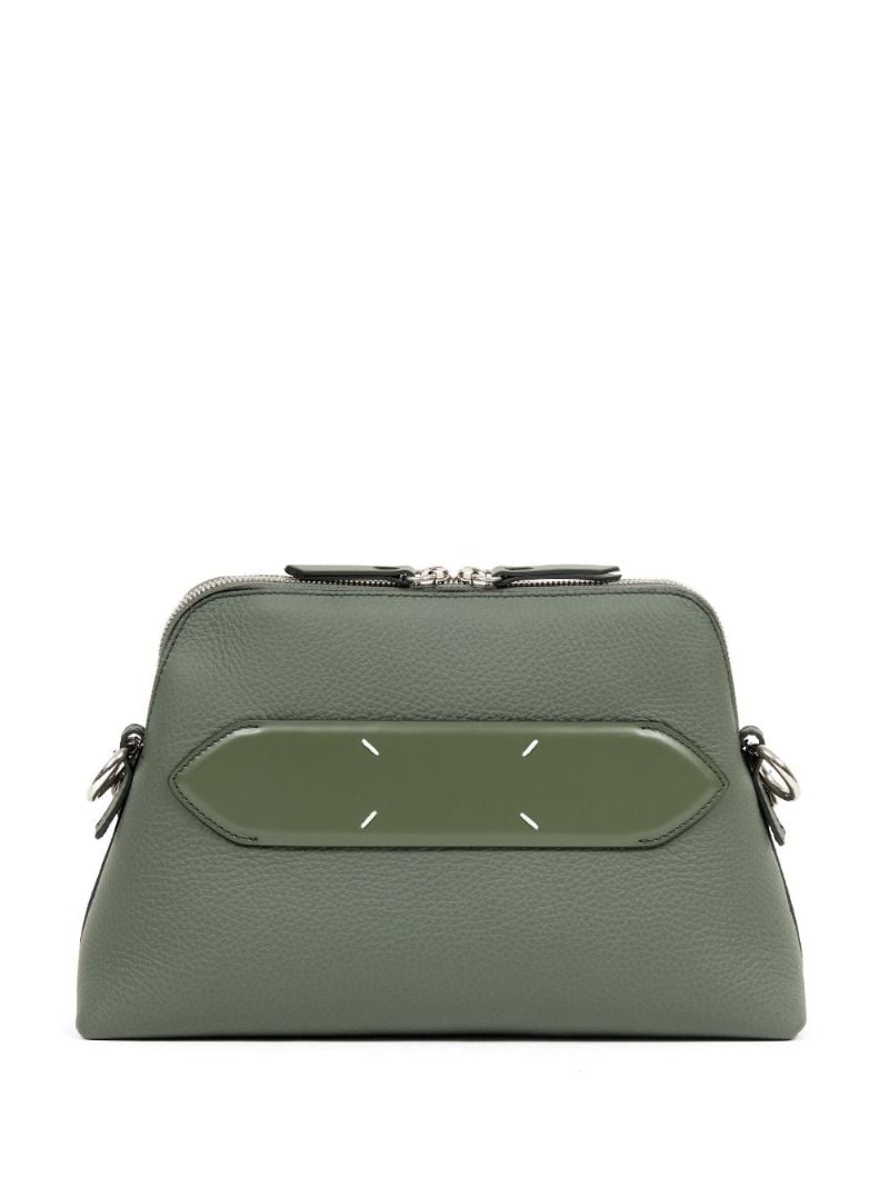 Green Logo-patch Shoulder Bag