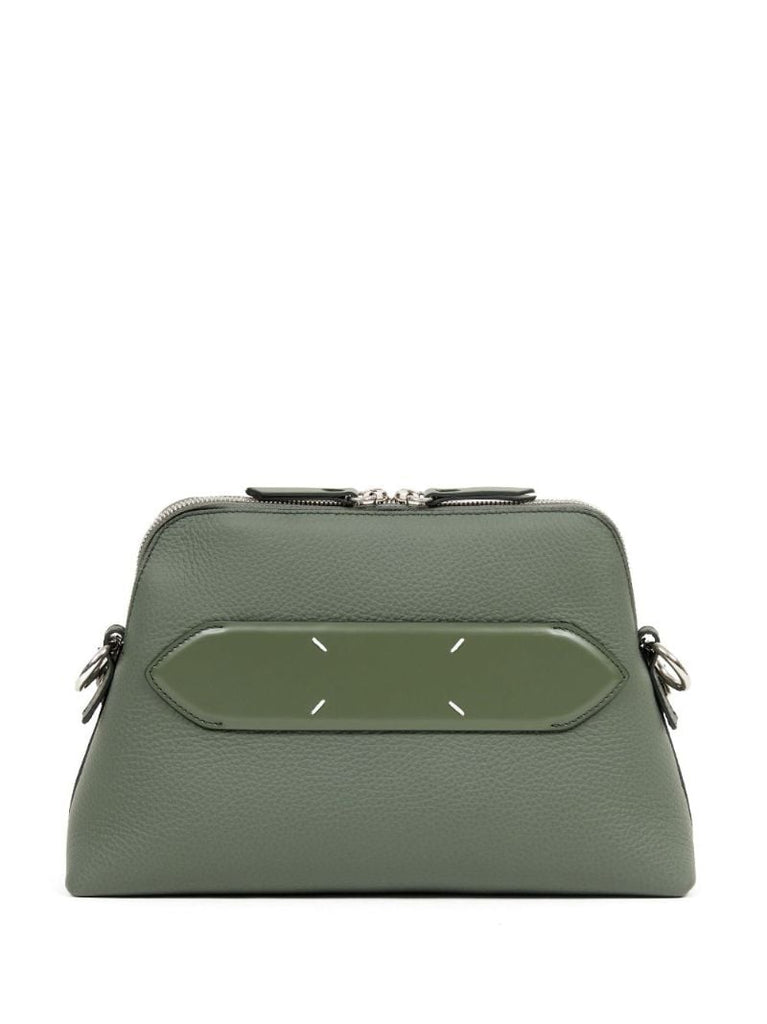 Green Logo-patch Shoulder Bag