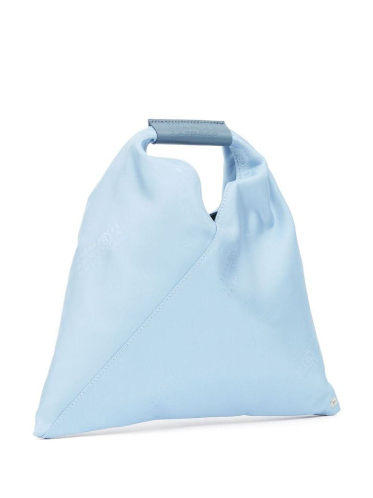 Blue Japanese Numbers-print Tote Bag