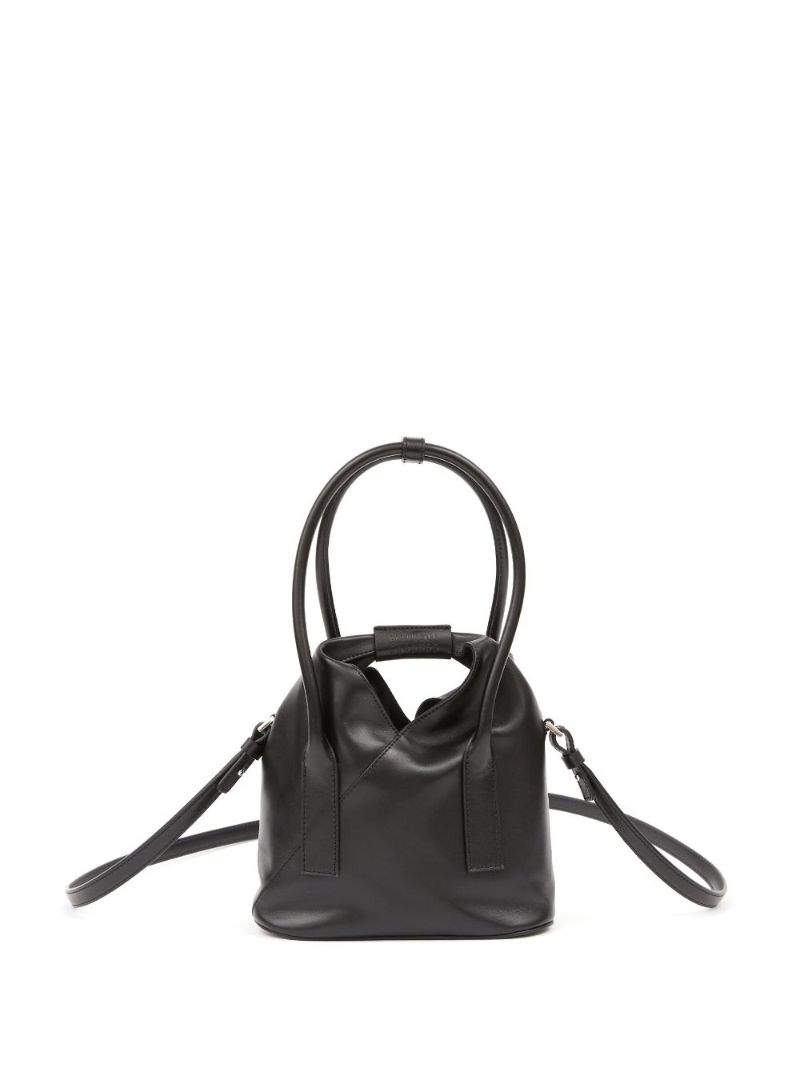 Black Japanese Small Leather Shoulder Bag