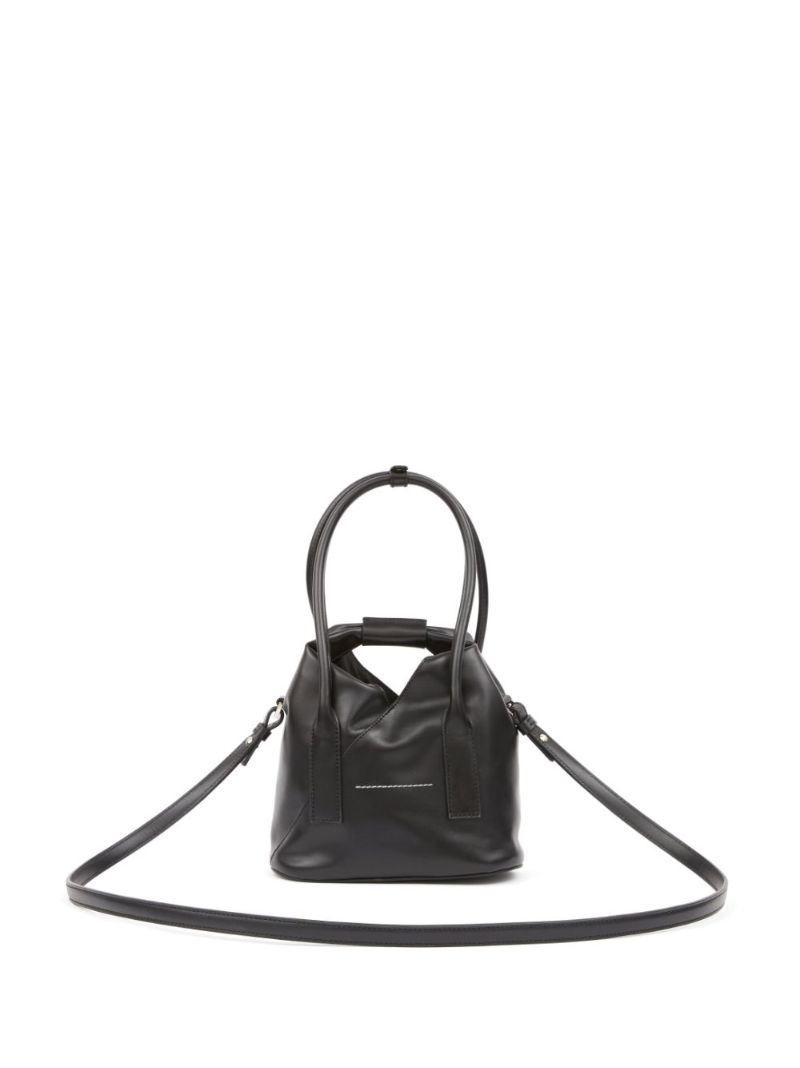 Black Japanese Small Leather Shoulder Bag