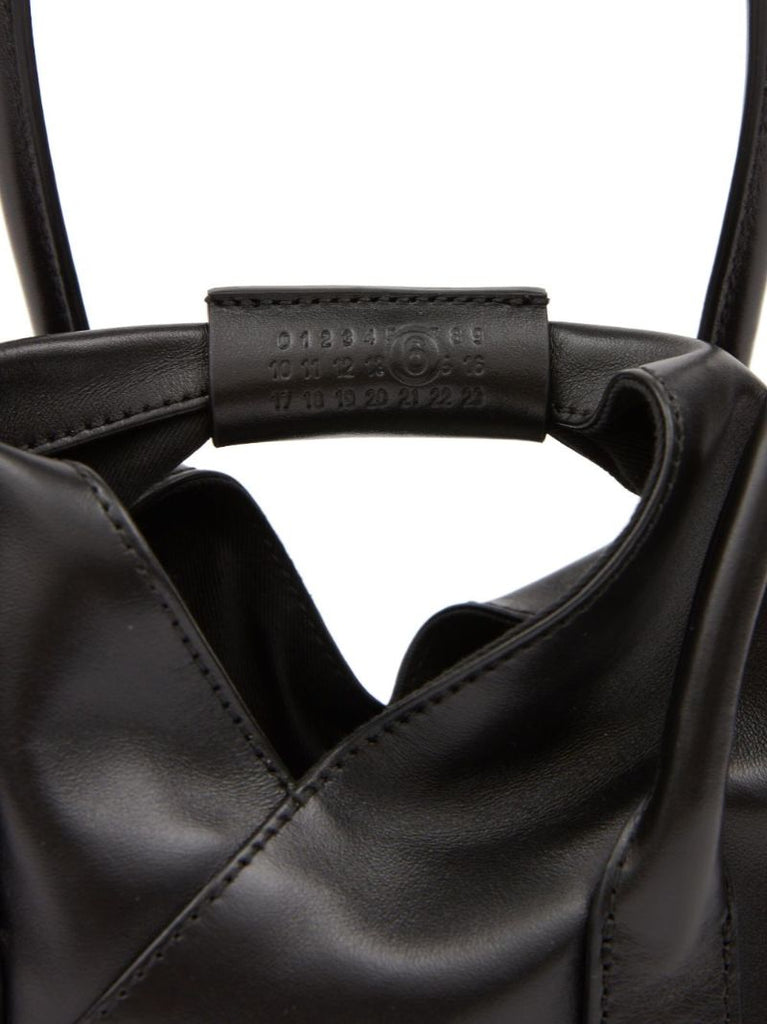 Black Japanese Small Leather Shoulder Bag