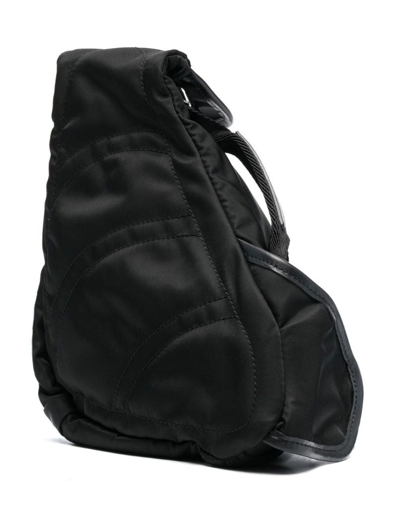 Black G-zip Cross Body Bag