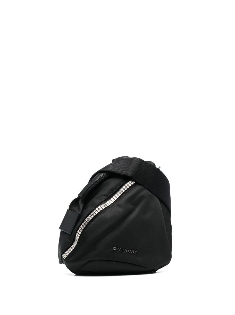Black G-zip Cross Body Bag