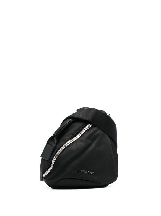 Black G-zip Cross Body Bag